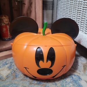 Mickeys NSSHP Pumpkin Popcorn Bucket